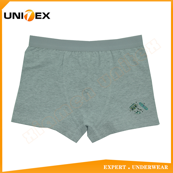 Professional Boy’s Boxer Solid Color Cotton Fabric Kids Underwear 