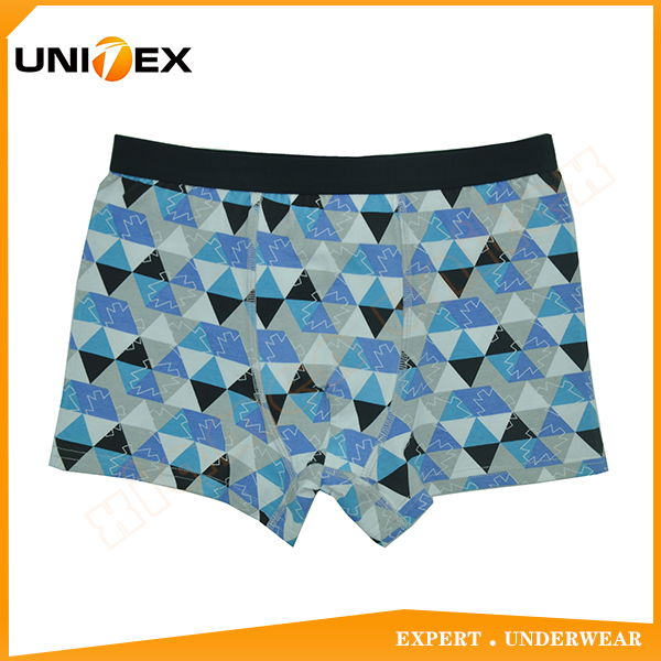 Custom Design Beautiful Printing 95% Cotton 5% Spandex Boys Boxer Kid Underwear