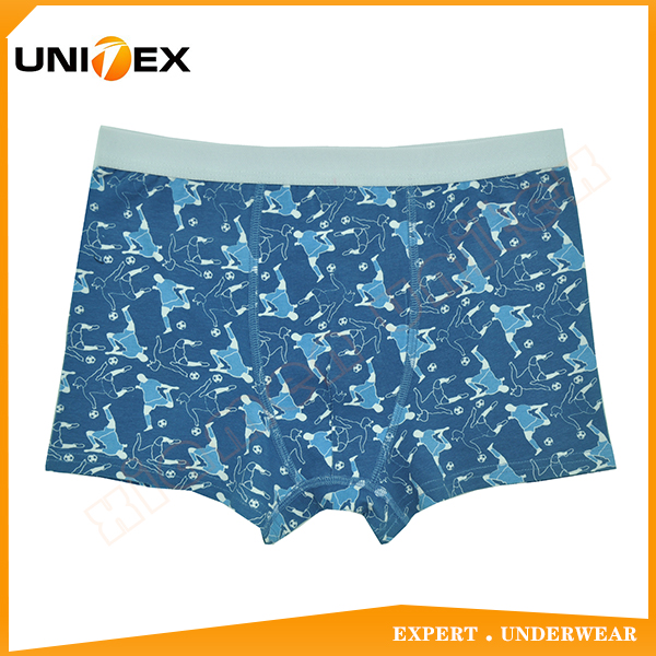 Imagin New Design AOP Cottton Fabric Boy's Boxer Shorts Underwear 