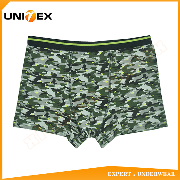 Hot Selling Colorful Printing Cotton Fabric Boys Boxer Shorts Kids Underpants Boxer Briefs