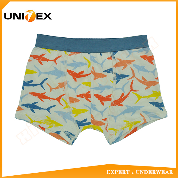 Made In China Printing Cotton Fabric Teen Boy’s Boxer Trunk