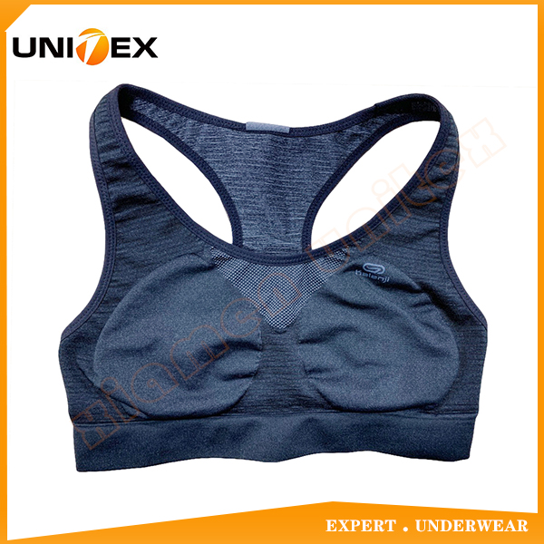 Seamless High Quality Fashion Stylish Nylon Spandex Fabric Womens Lady Sport Bra Underwear