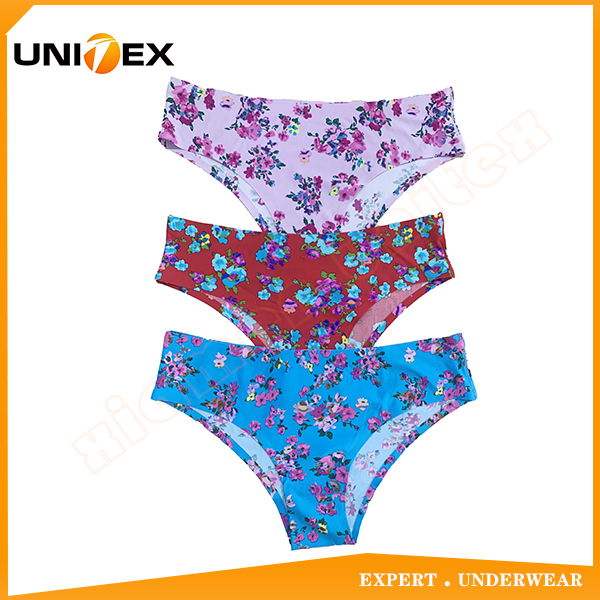 Personalized Women's Underwear Nylon Fabric Women's Slip 3pcs Underwear