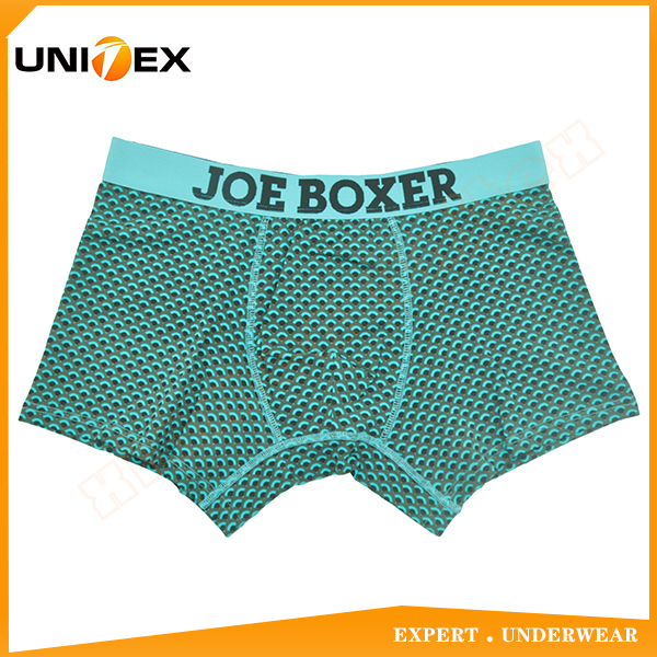 Central Jacquard JOE BOXER Elastic Reactive Printing Men's Boxer Shorts