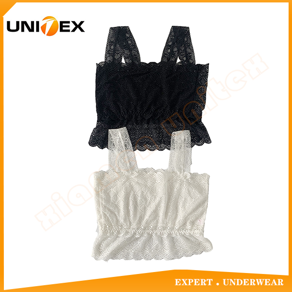 Lace Fabric Women's Vest Underwear Sets