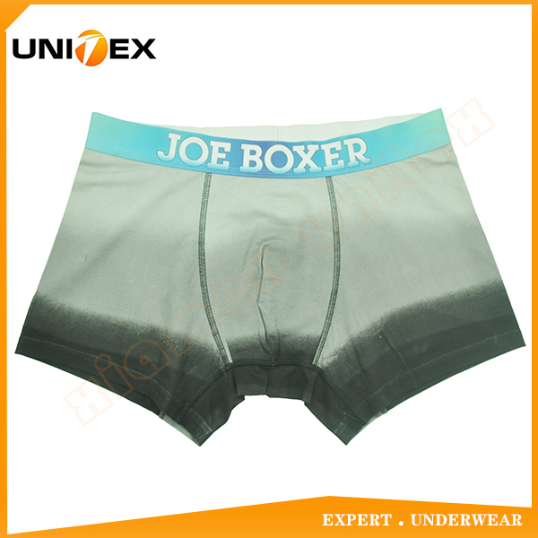 High Quality Central JOE BOXER Elastic Discharge Printing Moisture Wicking Men's Boxer Briefs