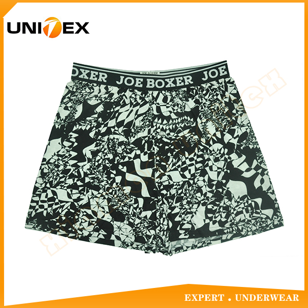 Jacquard JOE BOXER Elastic Reactive Printing Men's cotton Boxer Underwear
