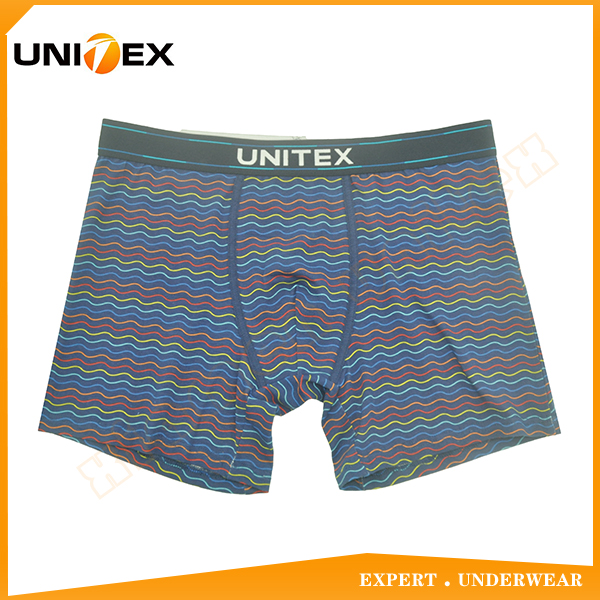 Funny Personalized Boxers Central Jacquard Unitex Elastic Mens Printed Boxer Briefs