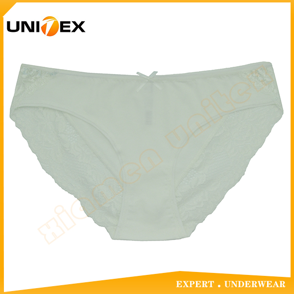 Women's Sexy Briefs Lace Underwear for Ladies Chinese Underwear Manufacturers Slip Zigzag Solid Colors 