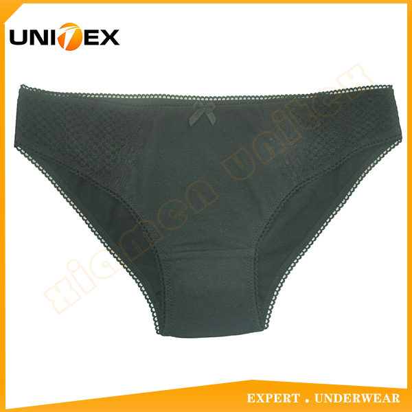 Women Underwear Manufacturer Cotton Fabric Zigzag Underwear Fashion Style Women's Cotton Underwear