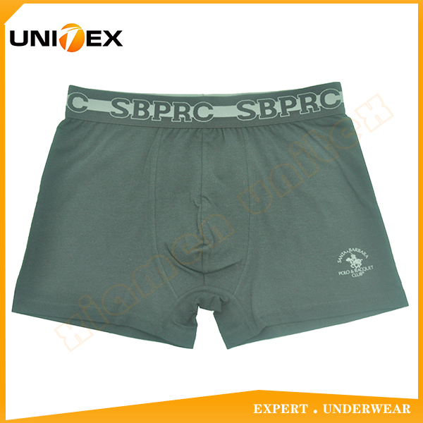 Funny Personalised Boxers Men's Underwear Solid Cotton Spandex Boxer Briefs Underwear