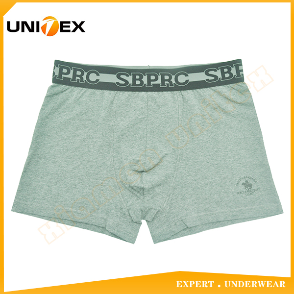 Funny Personalised Boxers Men's Underwear Solid Cotton Spandex Soft Cotton Boxer Shorts Underwear