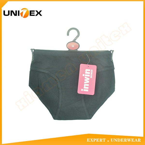 Personalized Women's Underwear Cotton Spandex Solid Fabric Briefs Underwear