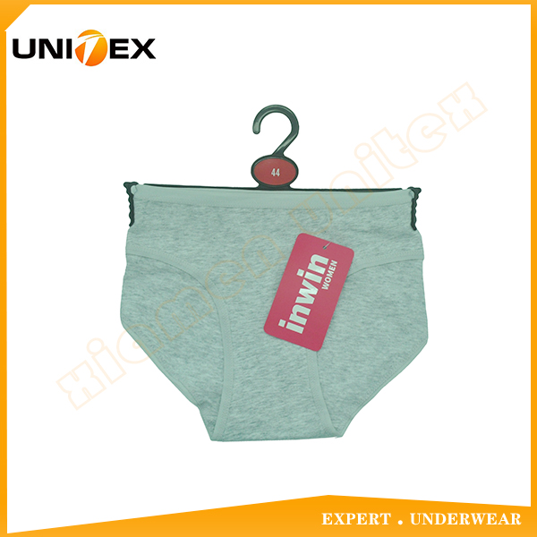 Personalized Women's Underwear Cotton Spandex Solid Fabric Fashion Underwear for Ladies Briefs Underwear