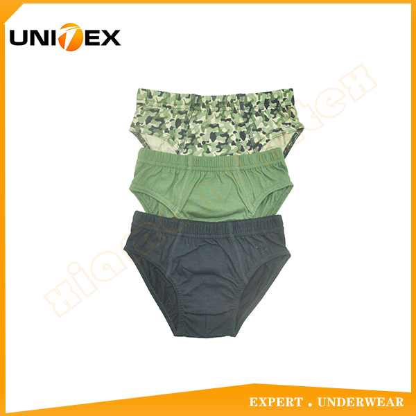 3-Pack Basic Cotton Fabric Comfy Boy's Briefs Underwear