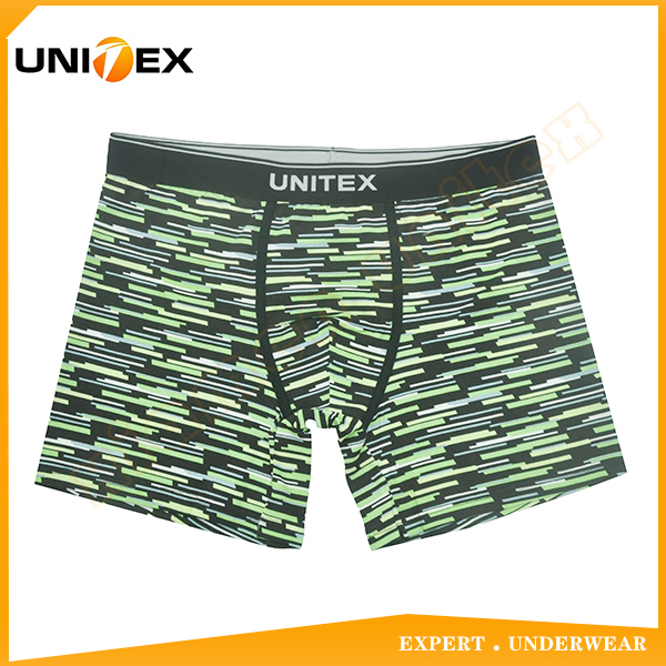 Fashion Reactive Allover Printed Comfortable Breathable Men's Boxer Underwear