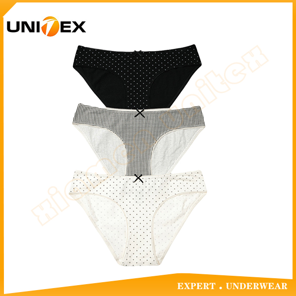 3-pack Women's Cotton Spandex Sexy Briefs
