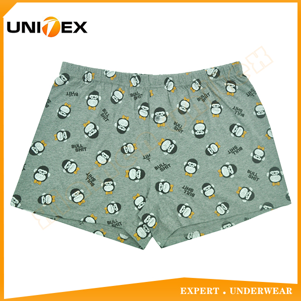 Funny personalized Men's Cotton Elastic Boxer Shorts