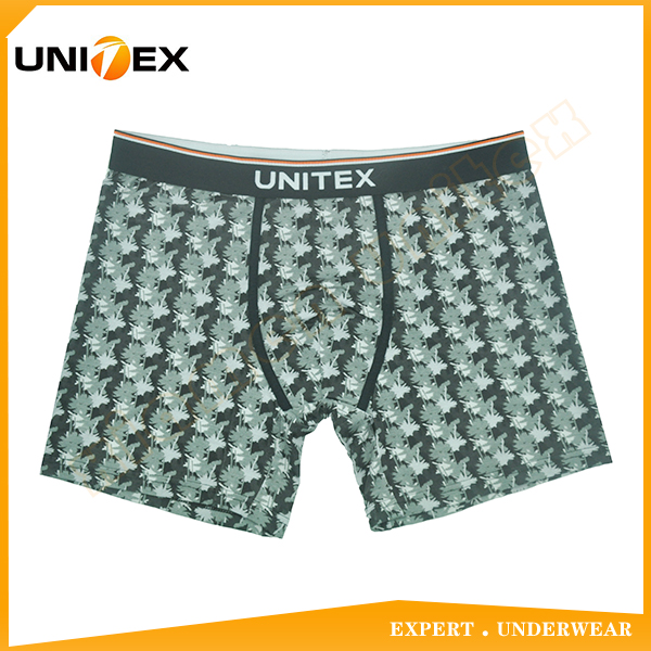 Custom Design Underwear Comfortable Men's Printed Boxer Shorts