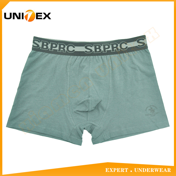 Custom Underwear Manufacturers Outside Jacquard Elastic Men's Breathable Boxer Underwear