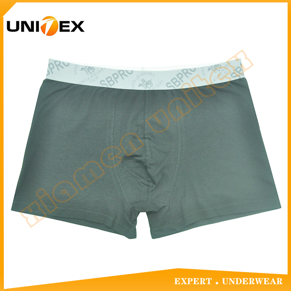 Comfortable Men's Underwear Plain Boxer Briefs Wholesale