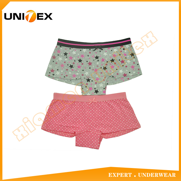 Classic Boxer Shorts 95% Cotton 5% Spandex Girl’s Boxer Briefs Underwear