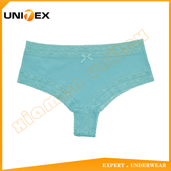 Women's Hipster Sexy Lace Underwear Cotton Fabric Underwear