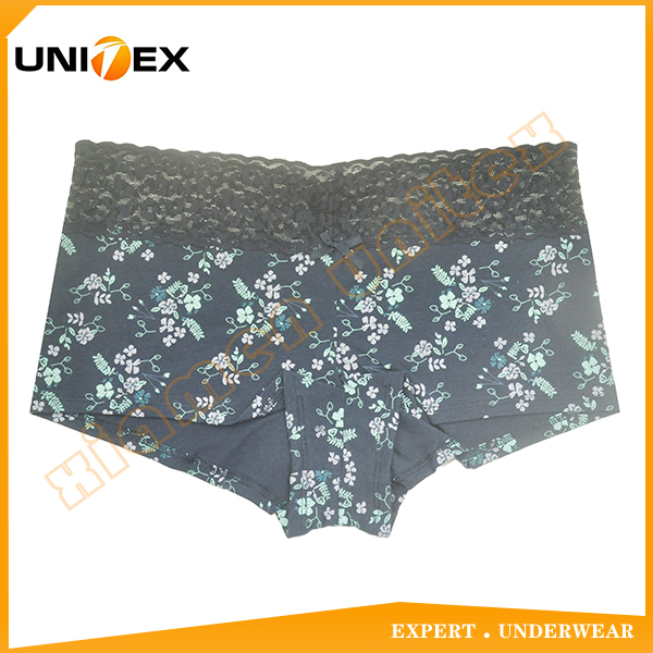 Personalized Women's Underwear Women's Cotton Spandex Briefs Boxer Shorts Underwear