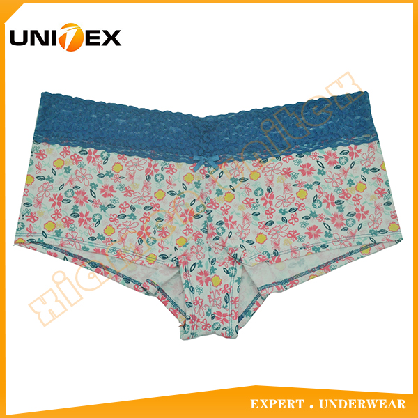 Customized Cotton Underwear Women's Sexy  Brief Panties Underwear