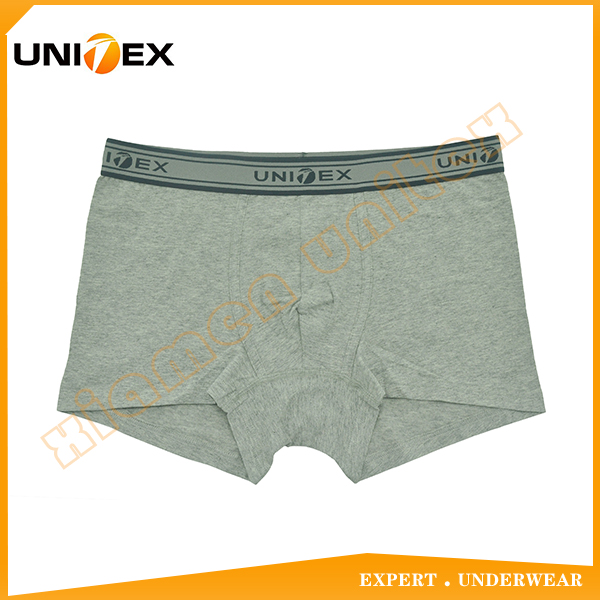 Custom Logo Boxers Solid Mens Designer Boxer Shorts Cotton Spandex Boxer Underwear