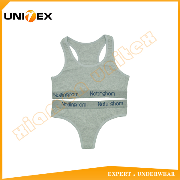 Comfortable Breathable Underwear Womens Cotton Sports Bra Underwear