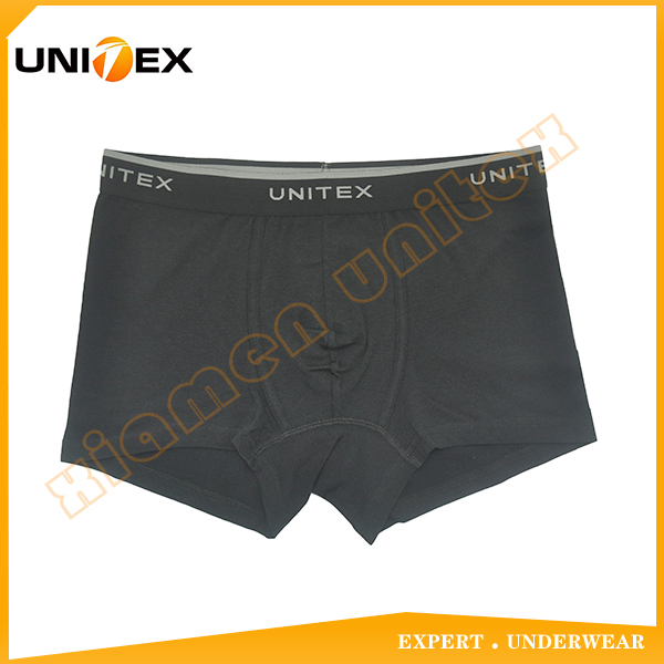 Mens Solid Color Underwear Mens Cotton Underwear Boxer Briefs Elastic Boxer Shorts