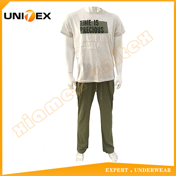 Summer Pajama Sets Men's Cotton Summer Comfortable Pyjamas 