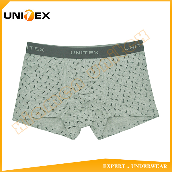Customized Knitted Underwear Moisture Wicking Underwear for Men Comfy Men's Boxer Underwear