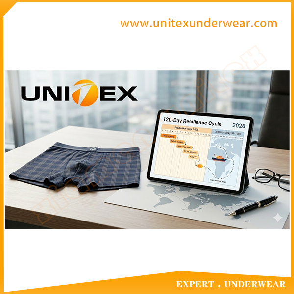 Navigating the 120-Day Cycle: How to Safeguard Your Underwear Supply Chain in 2026